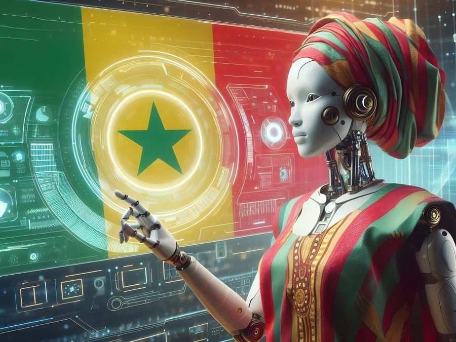 Illustration de la transformation numérique et de l'intelligence artificielle au Sénégal